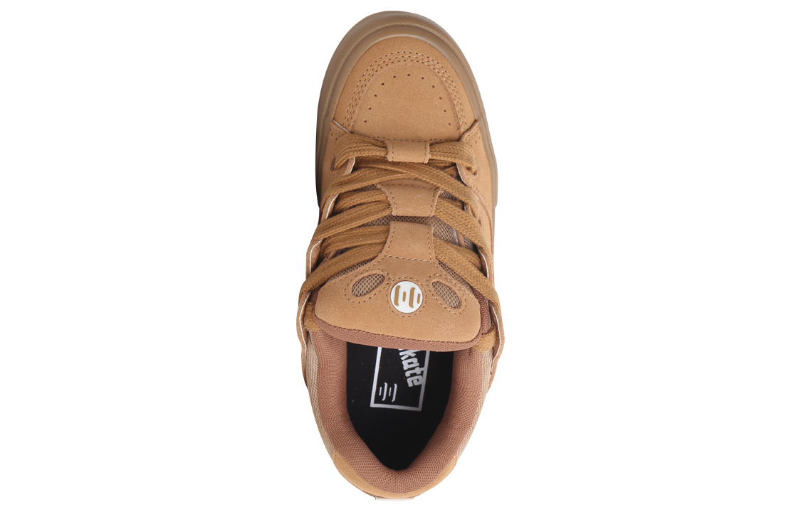 Ollieskate Slip Resistant Cushioning Abrasion Resistant Skateboard Shoes Unisex Wheat