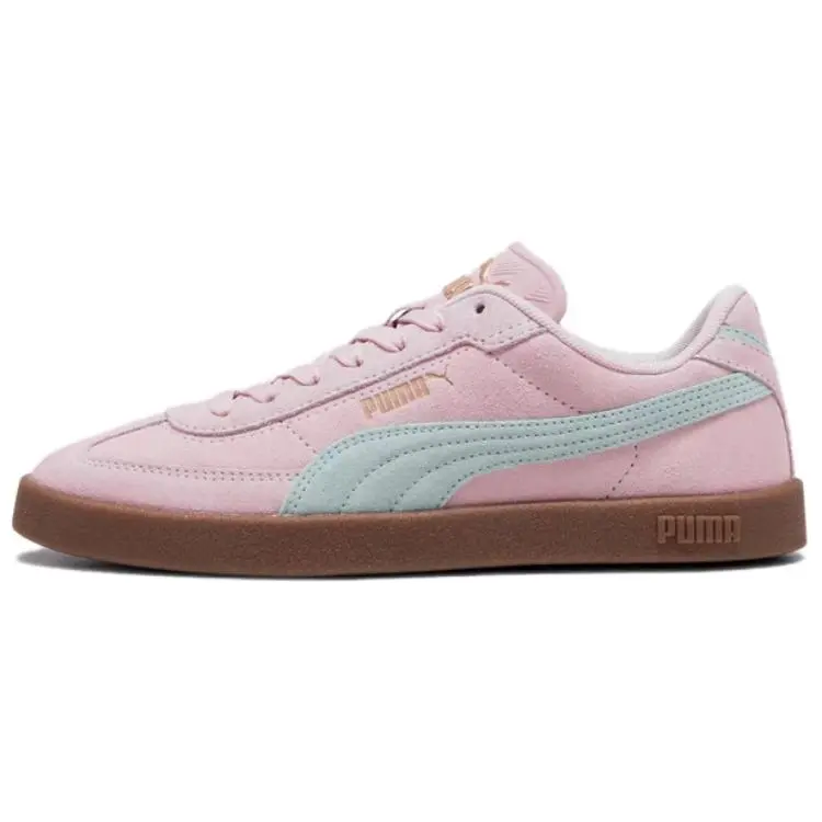 PUMA Club II Era Abrasion Resistant Low top German Army Trainers Unisex Rose Red