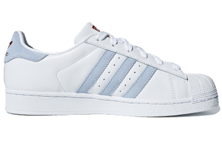 Женские кеды adidas originals Superstar (светло-синий) — фото 2