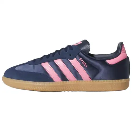 Samba Wmns Adidas Originals 'Night Indigo Mauve Satin' Women's