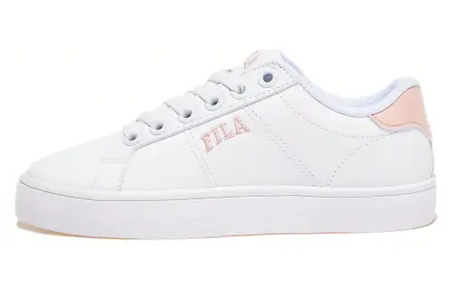 FILA Court Deluxe Low top Skateboard Shoes Unisex Pink White
