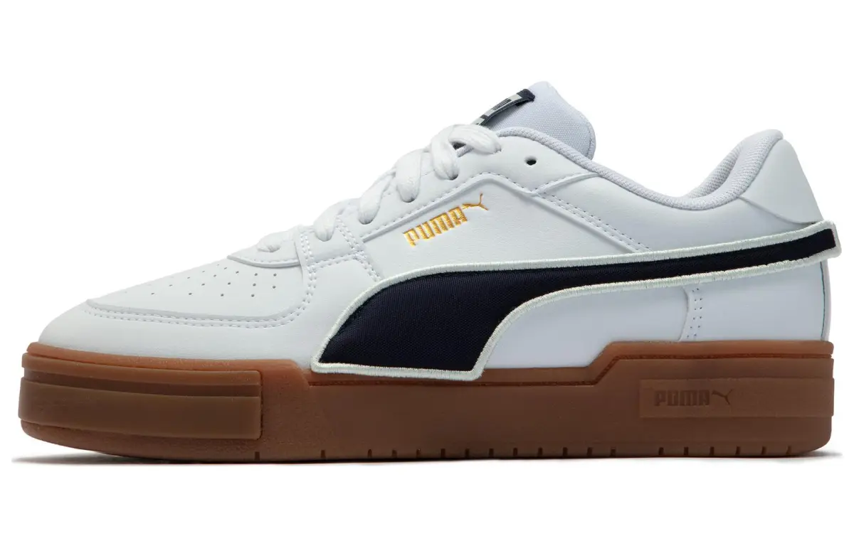 PUMA Ca Pro Low Tops Casual Skateboarding Shoes Unisex White Black