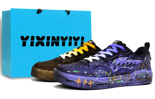 Li Ning Original Era Slip Resistant Cushioning Abrasion Resistant Breathable Low top Skateboard Shoes Men's
