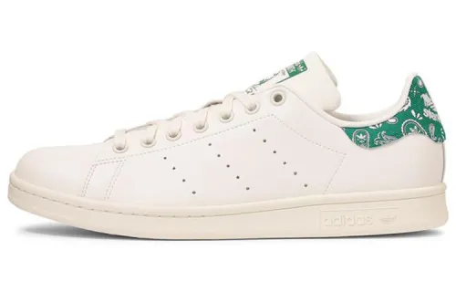 Adidas Originals Stan Smith Green Heel Tab Leather Casual Slip Resistant Abrasion Resistant Low top Skateboard Shoes