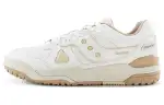 Saucony CROSS 90 Leather Slip Resistant Abrasion Resistant Low top Skateboard Shoes Unisex Khaki