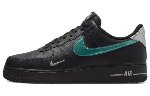 Nike Air Force 1 '07 Low Black Blue Lightning