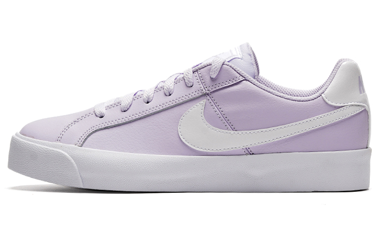 Женские кеды Nike Court Royale AC (бело-фиолетовые) — фото 1