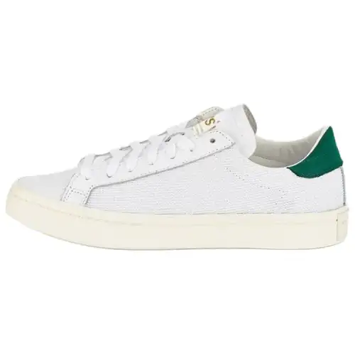 Adidas Originals Courtvantage Slip Resistant Abrasion Resistant Low top Skateboard Shoes Women's White