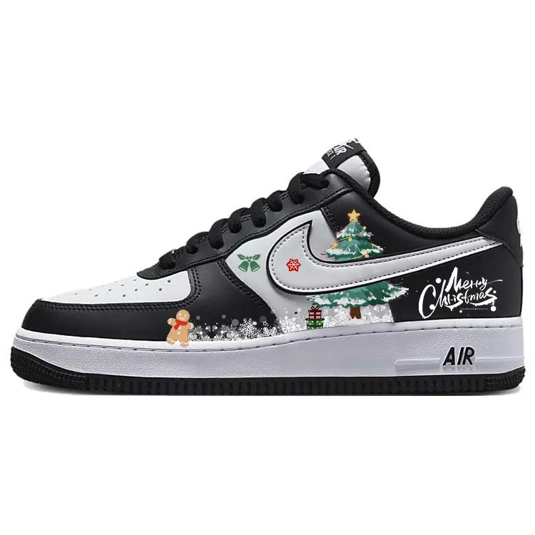 Nike Air Force 1 Slip Resistant, Abrasion Resistant, Lightweight Low top Skateboard Shoes Unisex Black