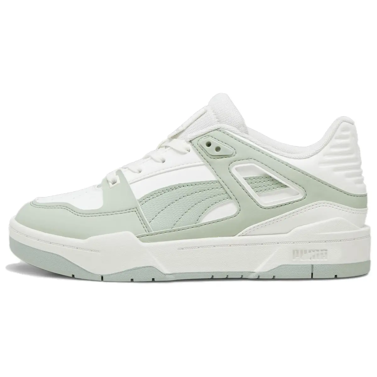 PUMA Slipstream Low top Skateboard Shoes Women's White Green