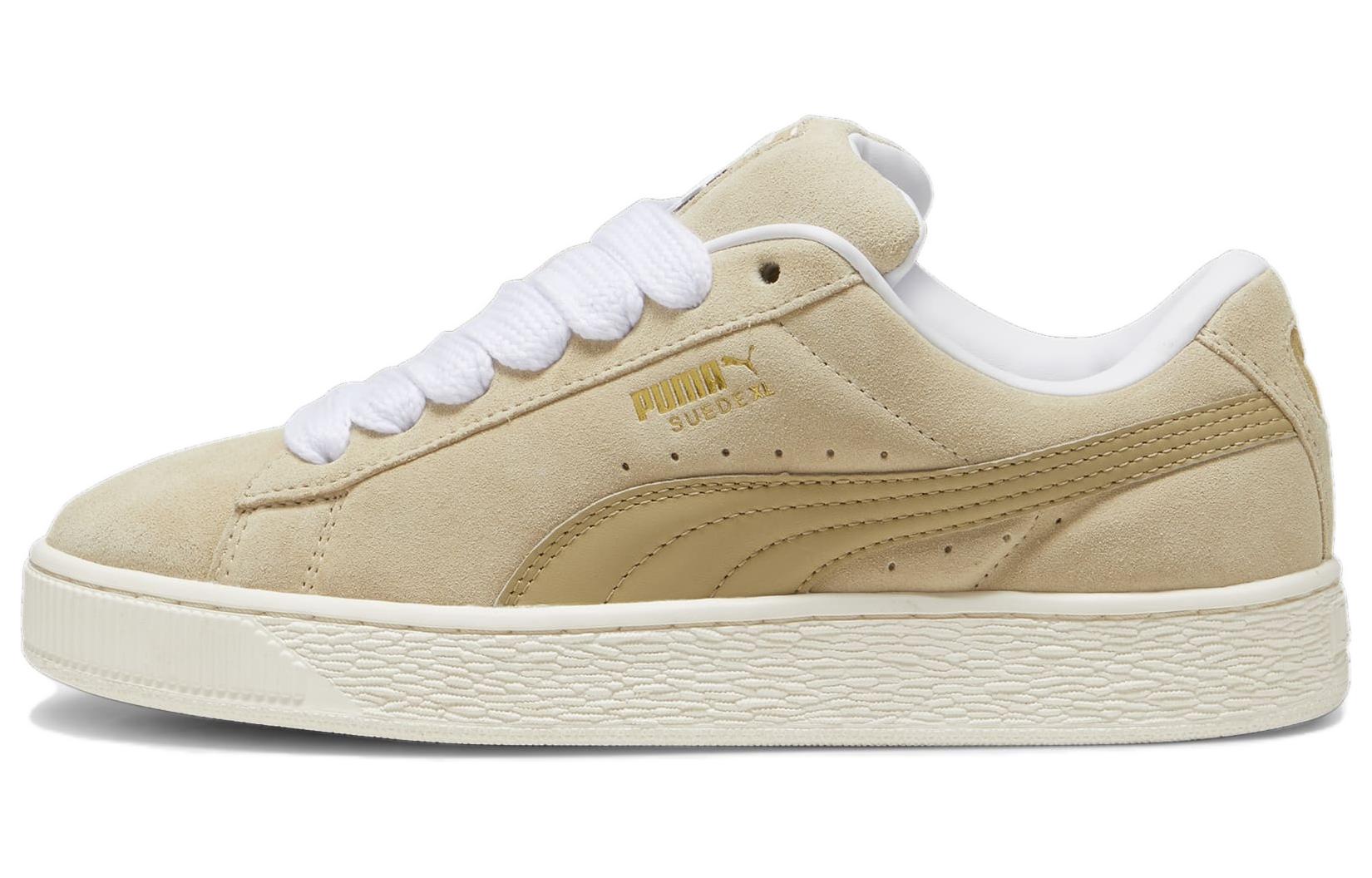 Мужские кеды PUMA Suede XL (бежево-коричневые)