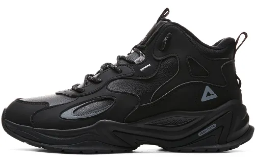 PEAK Taichi Origin Return Cotton Shoes Slip Resistant Cushioning Abrasion Resistant Lightweight High top