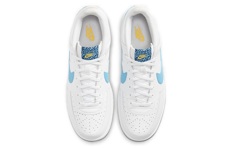 Мужские кеды Nike Sky Force 3/4 "Blue Fury" (бело-синий) — Белыйсиний — фото 5