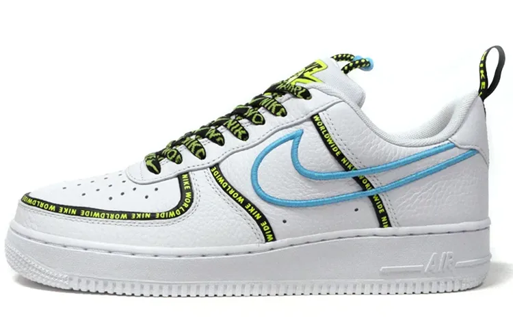 Nike Air Force 1 Low Worldwide White Blue Fury Volt
