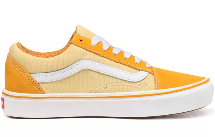 Кеды Vans Old Skool Suede And Textile Comfycush (желтые) — фото 2