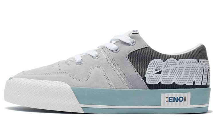 Li Ning CF Tracing The One Cushioning, Wear Resistant Low top Skateboard Shoes Men's Gray