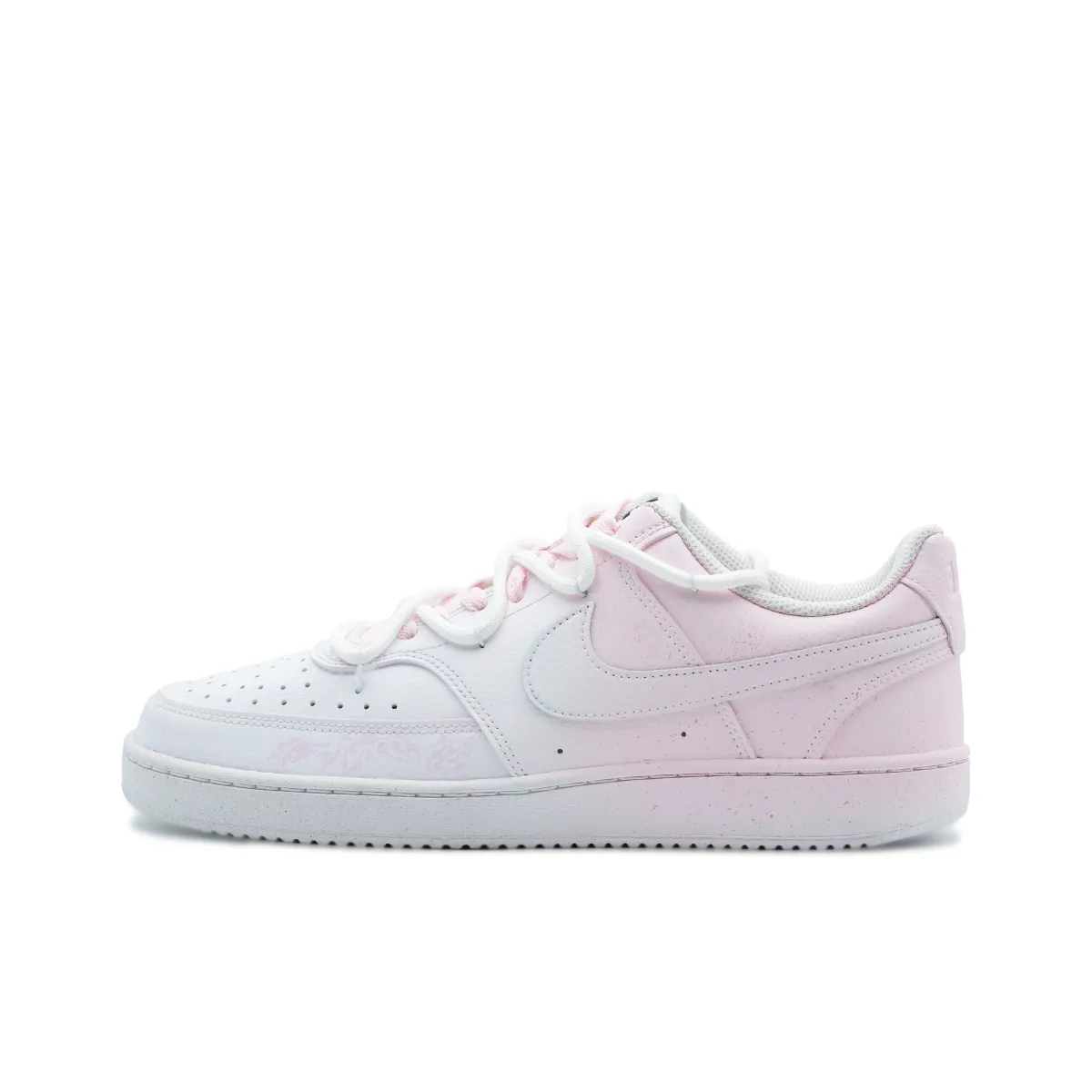 Nike Court Vision Girlish Reaper Slip Resistant Abrasion Resistant Low top Skateboard Shoes Men's Pink