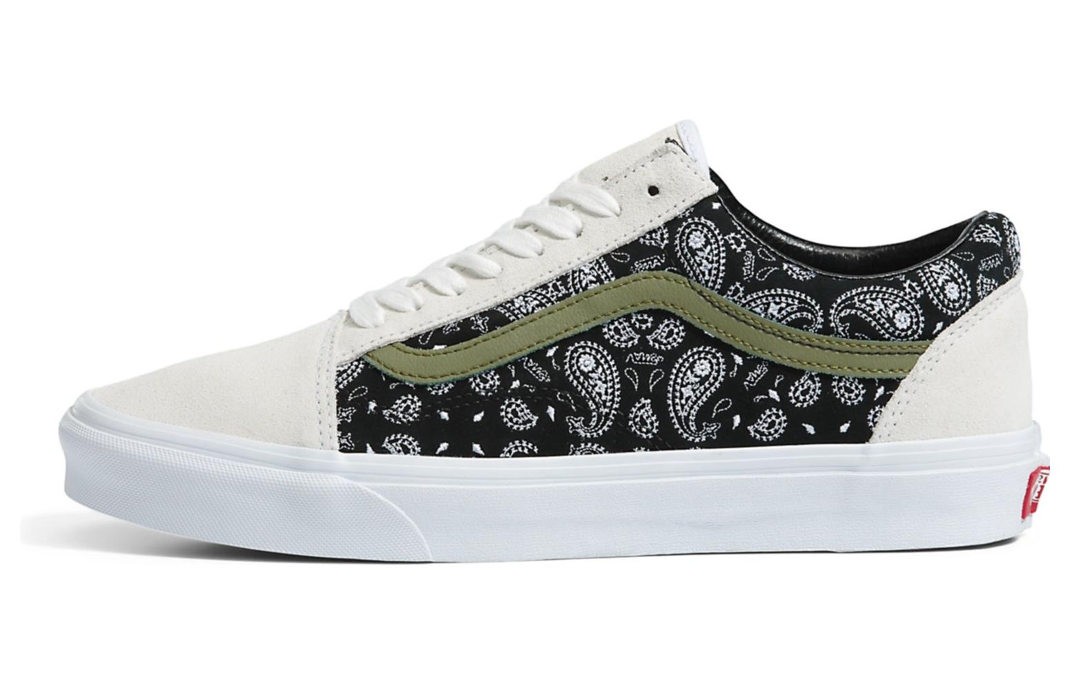 Old Skool Vans 'Paisley - Black White'