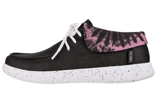 Skechers Bob's Slip Resistant Cushioning Abrasion Resistant Low top Skateboard Shoes Women's Black Purple