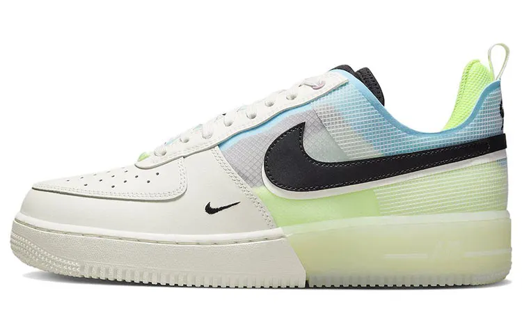 Nike Air Force 1 React Leather Casual Slip Resistant, Abrasion Resistant, Lightweight