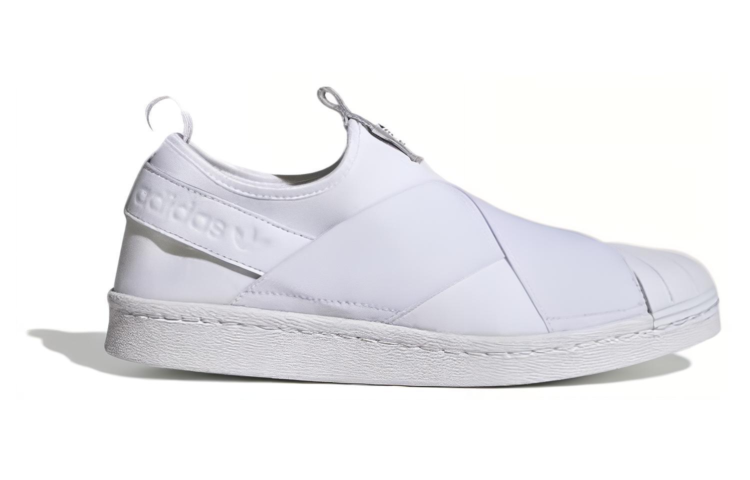 Женские слипоны adidas originals Superstar Slip-On White (белые) — фото 2