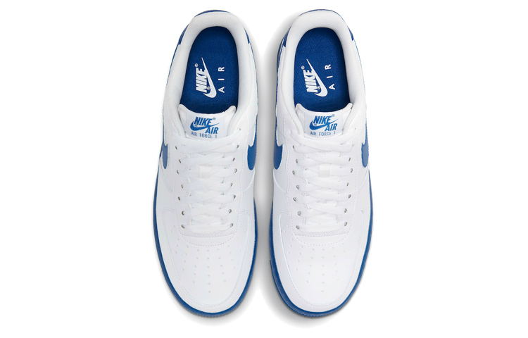 Мужские кроссовки Nike Air Force 1 (синий / белый) — фото 3