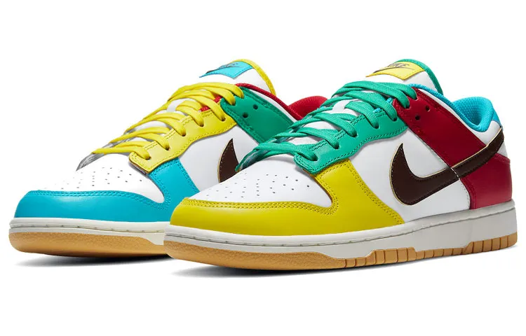 Nike Dunk Se 'Free.99' Low top Skateboard Shoes Men's White Blue Green