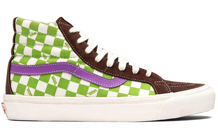 Кеды Vans SK8 Lx (коричнево-сине-зеленые) — фото 2