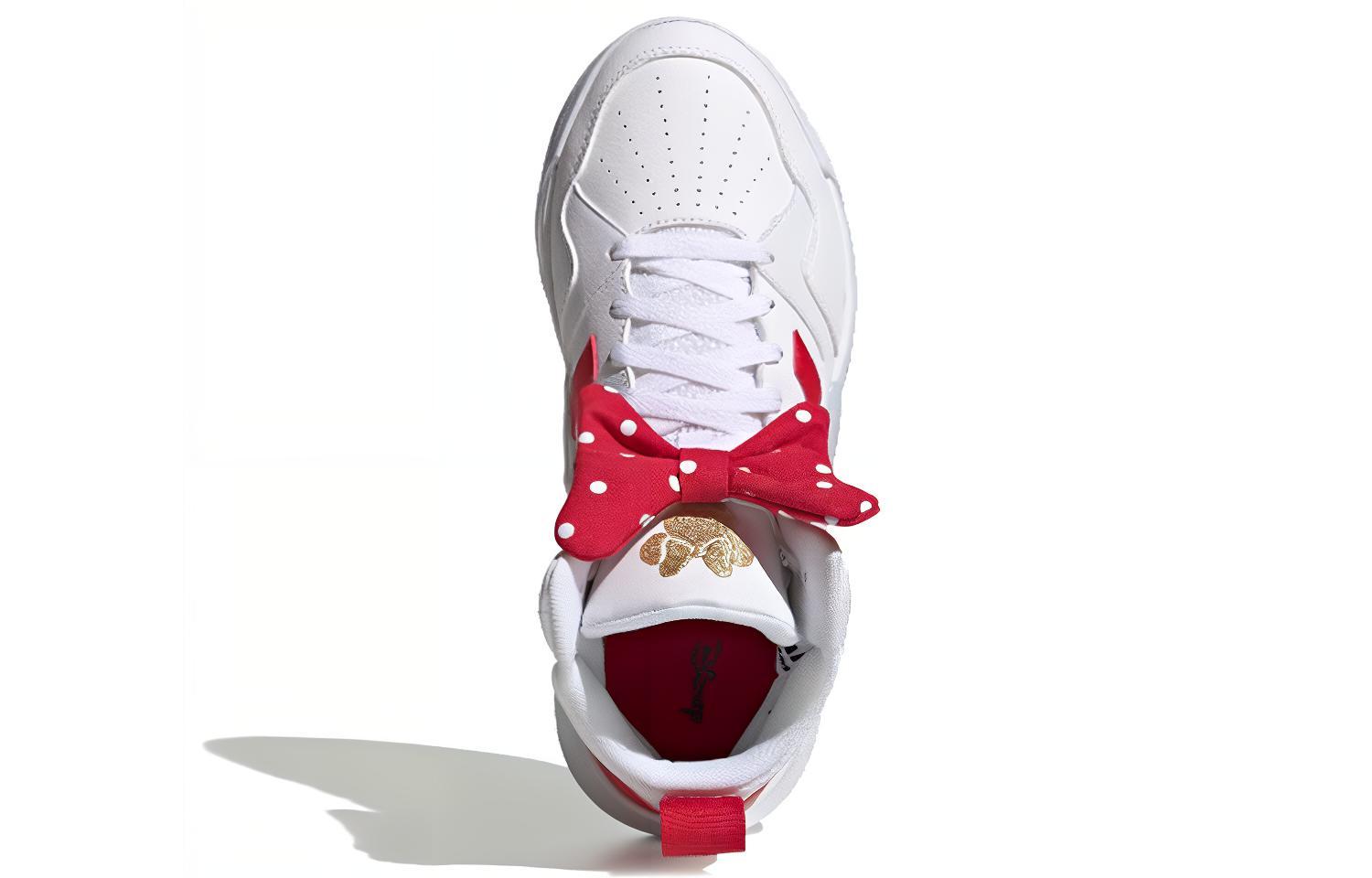 Женские кеды adidas neo PLAY9TIS 2 (бело-красные) — фото 4