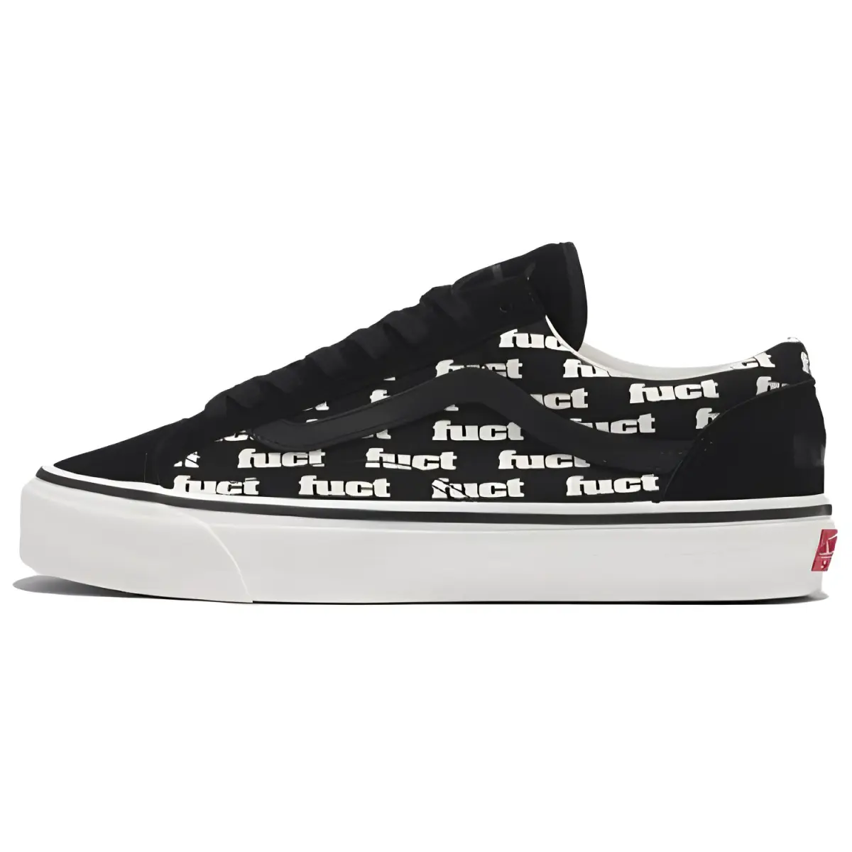 FUCT X Slam Jam x Vans Authentic Low top Skateboard Shoes Unisex Black