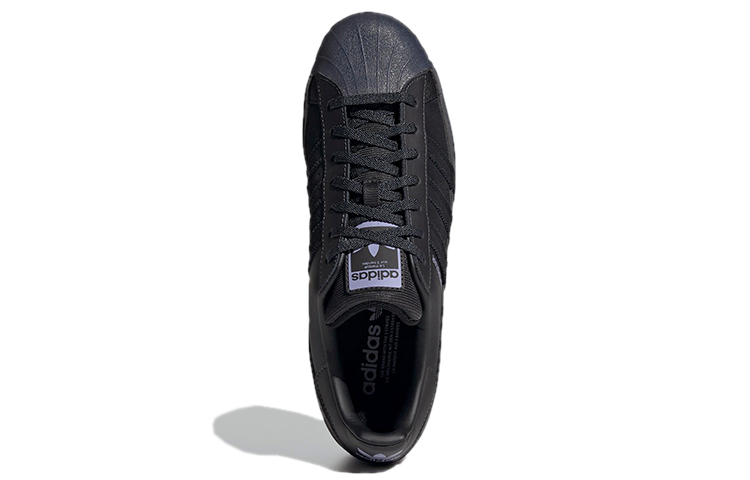Кеды adidas originals SUPERSTAR (черно-серо-синие) — фото 5