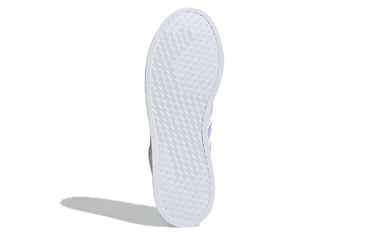 Женские кеды adidas neo Courtpoint (бело-фиолетовые) — Белый / фиолетовый — фото 6