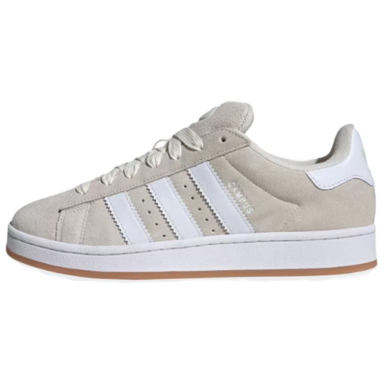 Adidas originals CAMPUS 00s Casual and versatile, comfortable and trendy bread shoes, wear-resistant, low-cut sneakers, same style for men and women, white rice brown