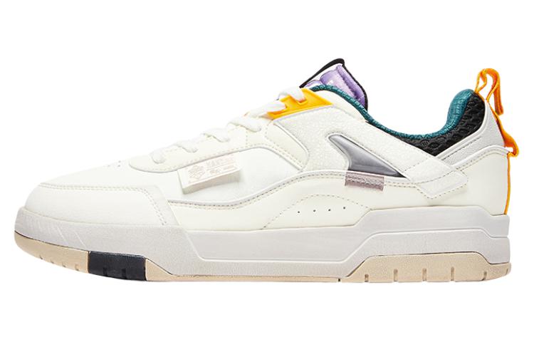 Shaanxi Museum x Jordan anti-slip shock-absorbing low-top sneakers men's white yellow purple
