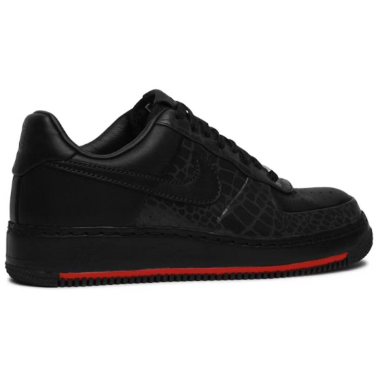 Мужские кроссовки Nike Air Force 1 Rosies Dry Goods (черные) — 黑/黑/珍珠白 — фото 3