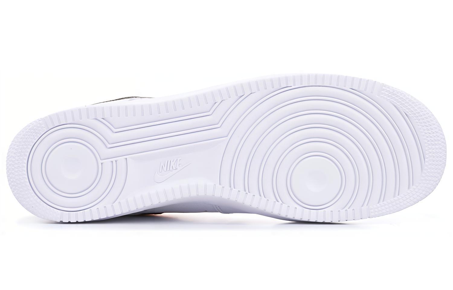 Кеды Nike Air Force 1 Just Do It Pack White (белые) — Чёрный / белый — фото 5