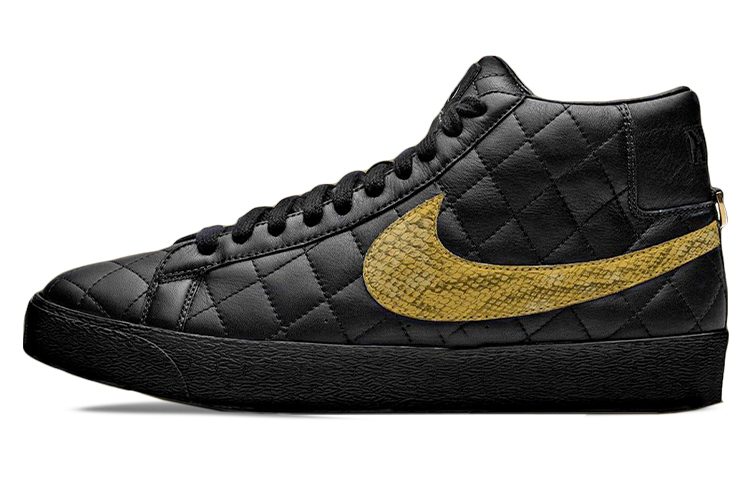 Мужские кеды Supreme x Nike SB Blazer "Black" (черные)