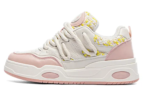RENBEN Low top Skateboard Shoes Women's Pink