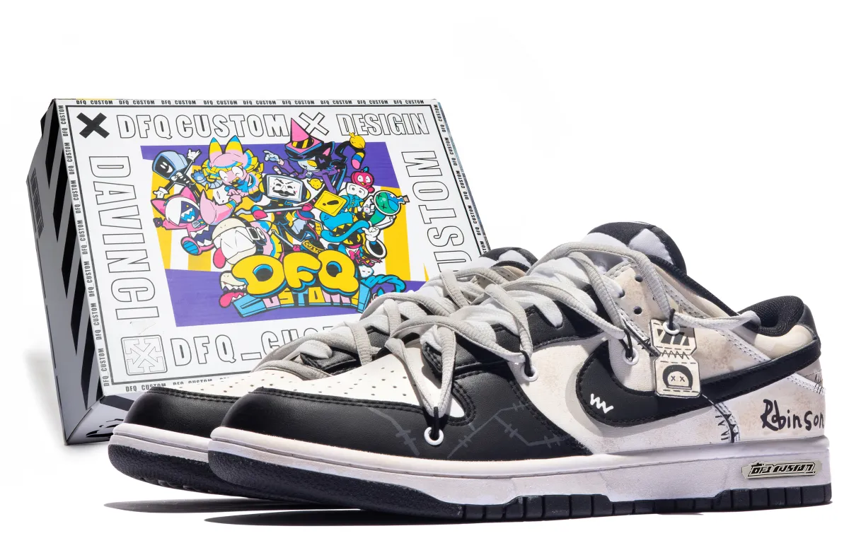 Nike Dunk Leather Slip Resistant Abrasion Resistant Slip Resistant Abrasion Resistant Low top Skateboard Shoes Men's