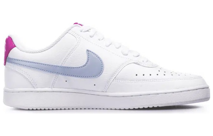 Женские кеды Nike Court Vision 1 Low (бело-сине-розовые) — Белыйсинийрозовый — фото 2
