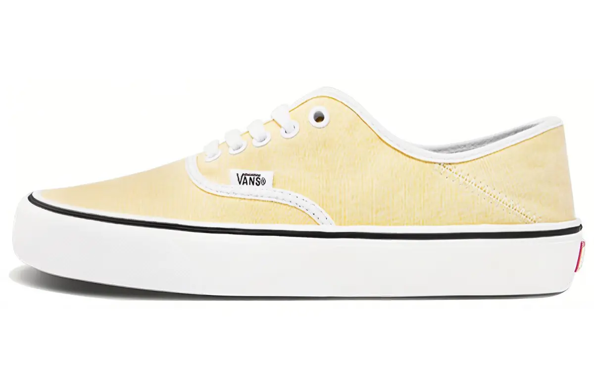 Vans Authentic Yellow Light Yellow Women's