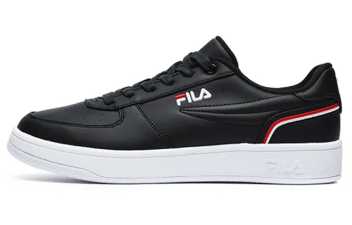 FILA FX 5 FX 5 Leather Low top Skateboard Shoes Men's Black
