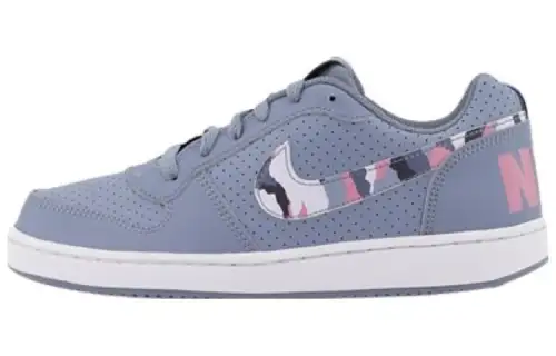 Nike Court Borough Low Synthetic Leather Camouflage Slip Resistant Cushioning Abrasion Resistant Low top