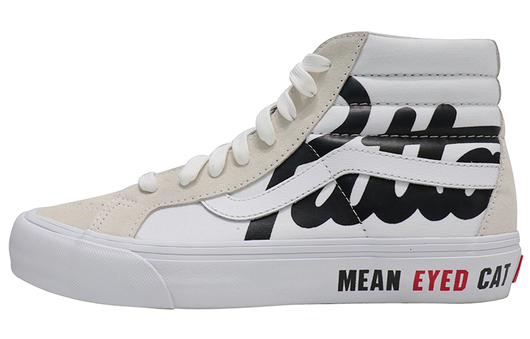 Sk8 Patta x Sk8 Vault Vans-Hi Reissue Vlt Lx 'Mean Eyed Cat - White'