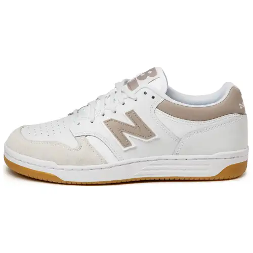 New Balance NB 480 Low top Skateboard Shoes Unisex White Brown