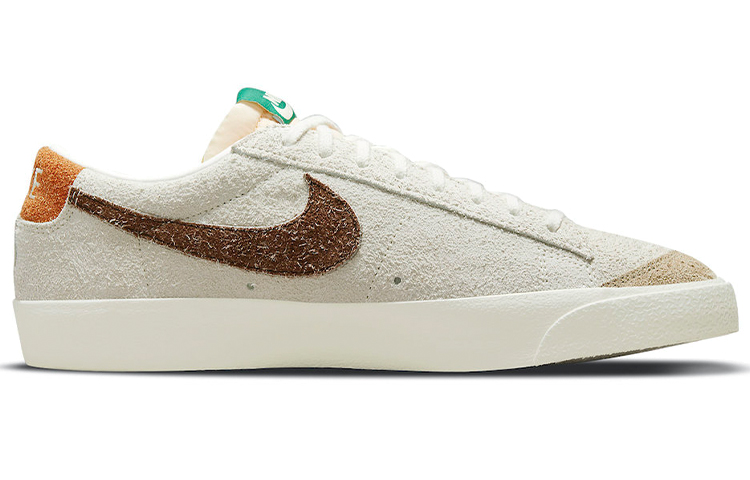 Кеды Nike Blazer (бежево-зеленые) — Бежевый / зелёный — фото 2