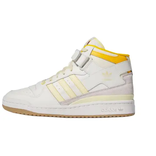 Adidas Originals FORUM Mid top Skateboard Shoes Unisex White