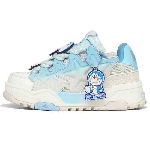 Doraemon x KAALIXTO Low top Skateboard Shoes Unisex Blue