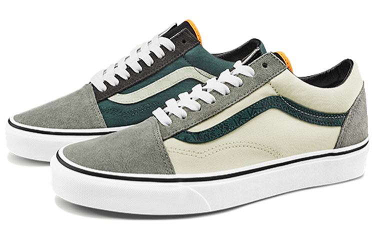 Кеды Vans Old Skool (серо-зеленые) — фото 3