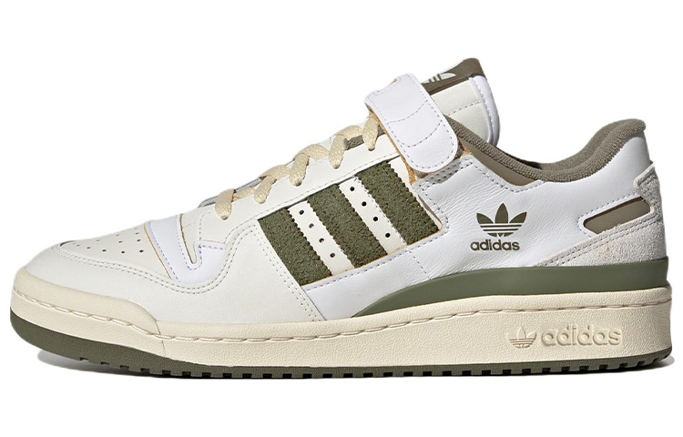 Кеды adidas originals FORUM 84 (бело-зеленые)